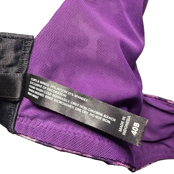 TORRID CURVE Leopard 360 BACK SMOOTHING WIREFREE PUSH UP BRA 40B - Picture 13 of 13